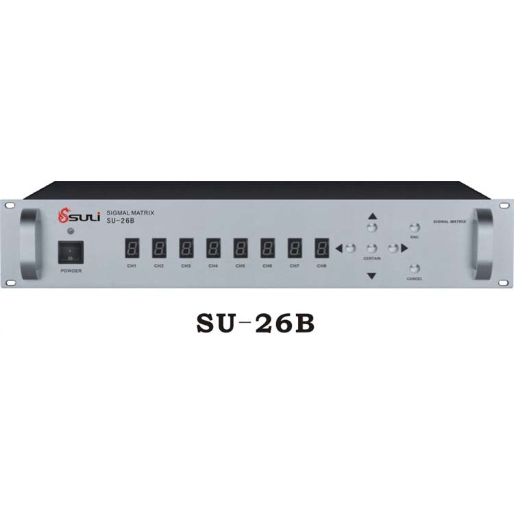 數控八路音頻矩陣器SU-26B