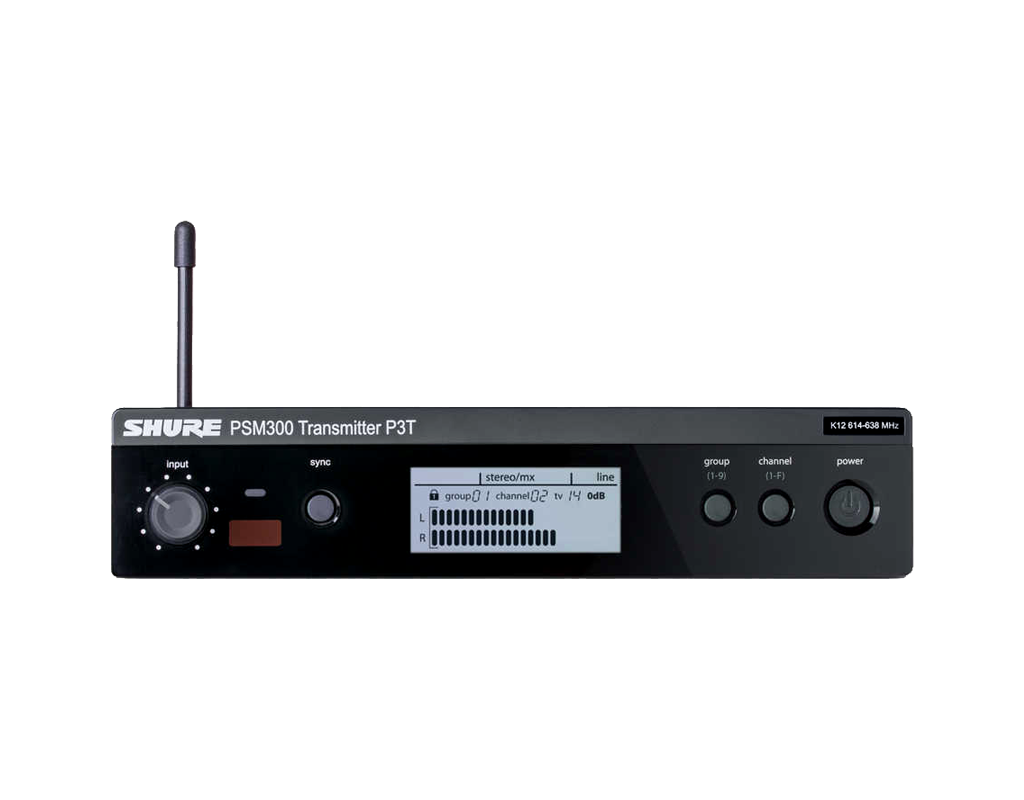SHURE P3T 單通道、半機架發(fā)射機